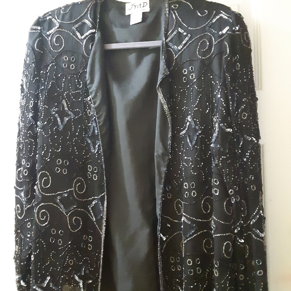 Vintage black sequence jacket